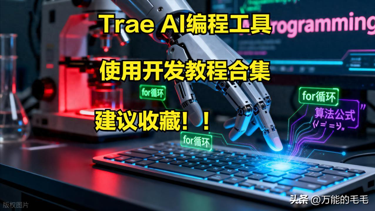 别错过！2025年Trae AI开发教程全攻略，让你从小白到高手一路顺畅！