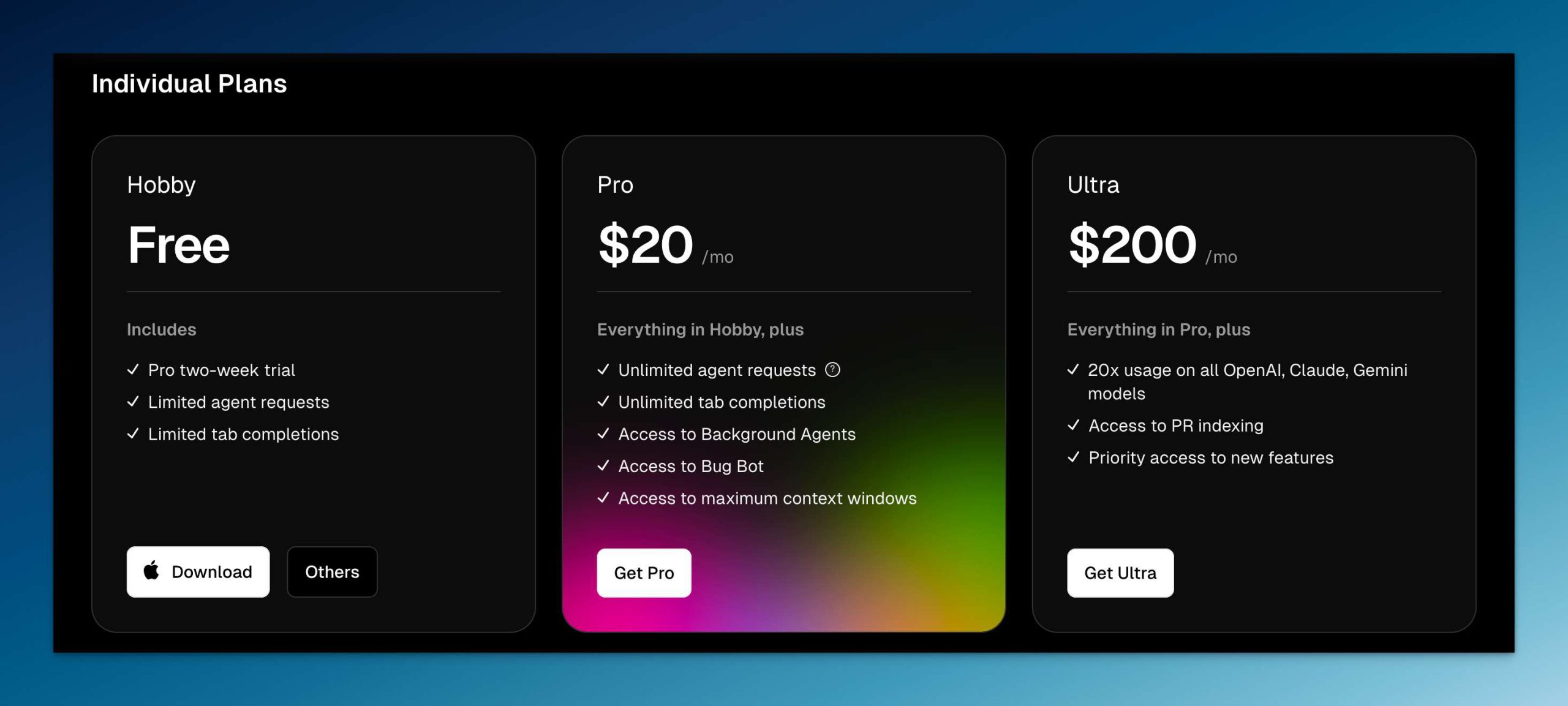 Cursor推出全新200美元Ultra订阅，Pro版本悄然变革！一文带你全面解读最新动态