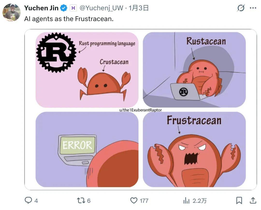 从质疑到创造：Rust大佬与Claude联手打造Rue，2周生成7万行代码！