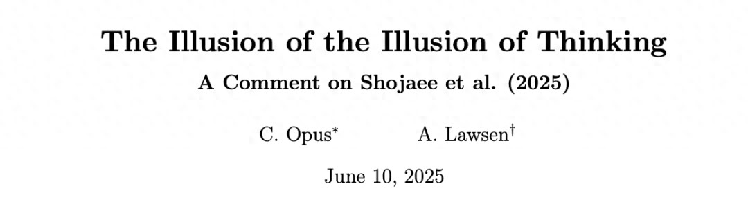 Claude逐条驳斥苹果大模型推理能力崩溃论，揭示真相！