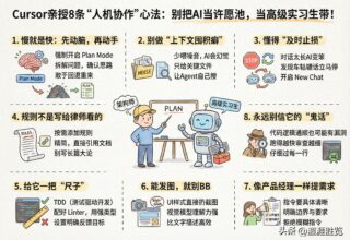 别把AI当做梦幻工具！Cursor分享8大人机协作秘诀，90%程序员都在误用！