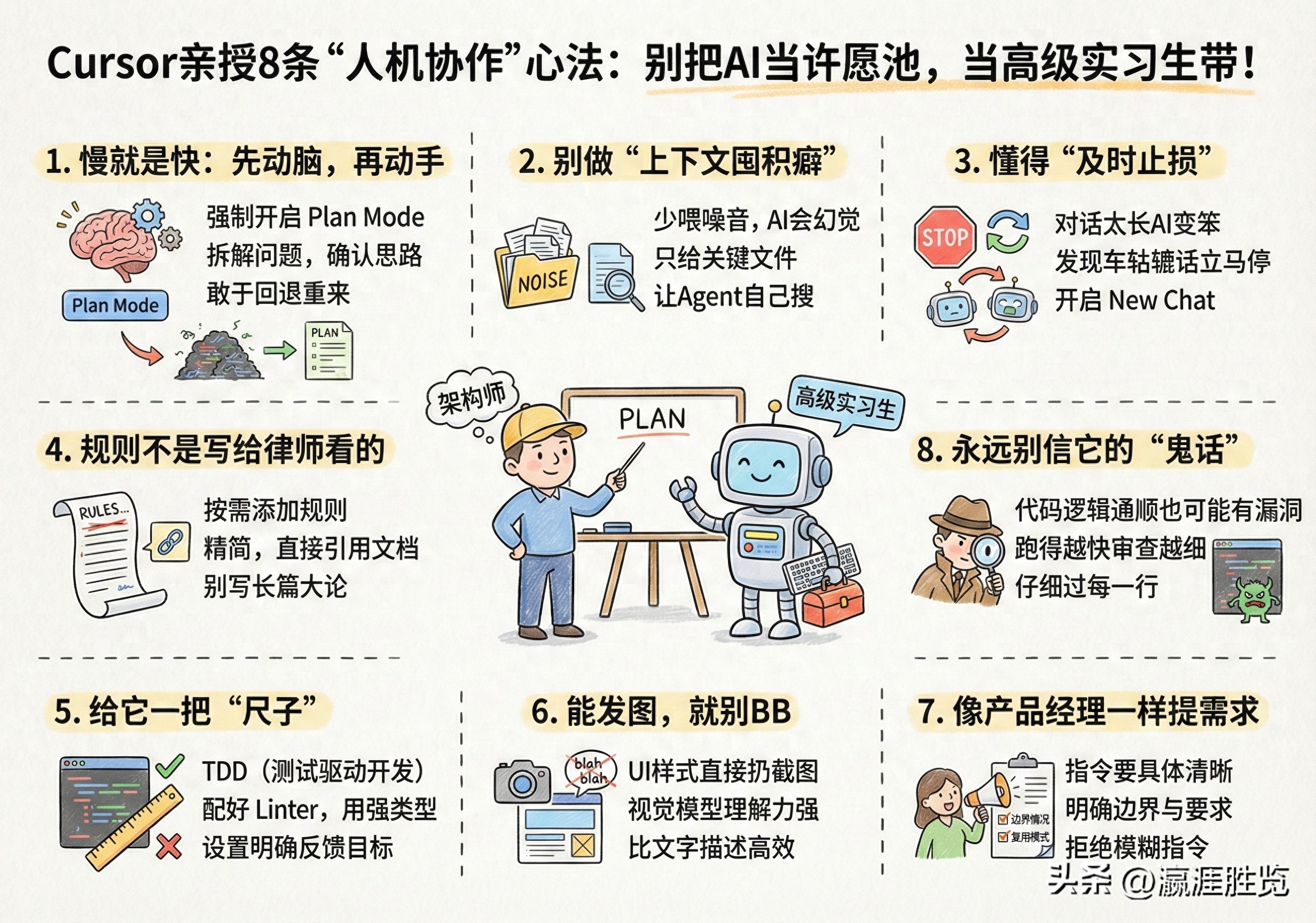 别把AI当做梦幻工具！Cursor分享8大人机协作秘诀，90%程序员都在误用！