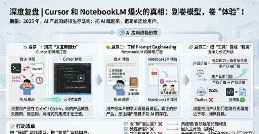揭秘CursorNotebookLM走红背后的秘密：不再竞争模型，专注“场景”创新！