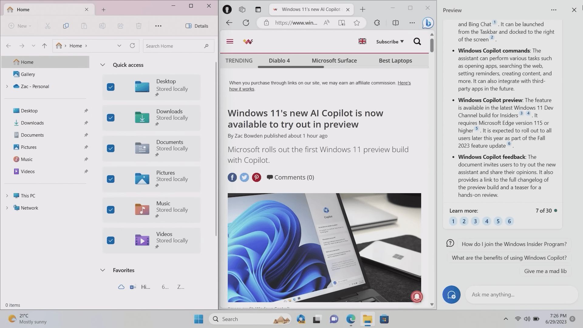Windows 11重磅更新！Copilot正式上线，全面体验GPT-4功能｜点击获取更新链接
