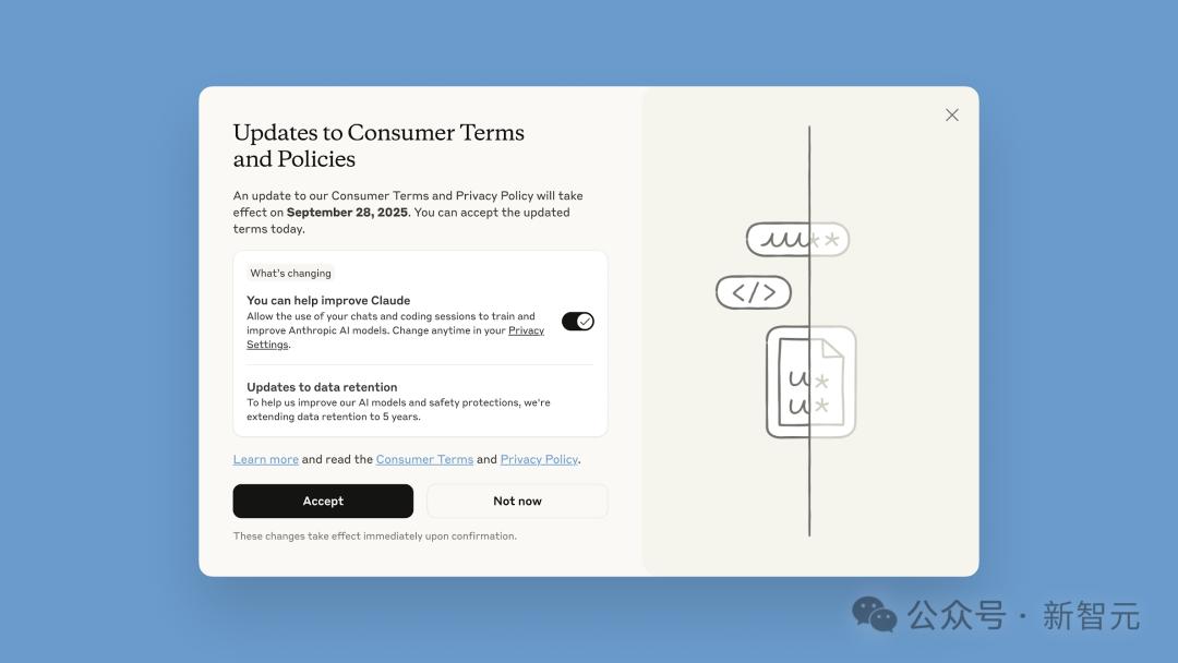 震惊!Claude聊天/代码默认全量喂AI训练,五年隐私将被曝光 – 今日头条