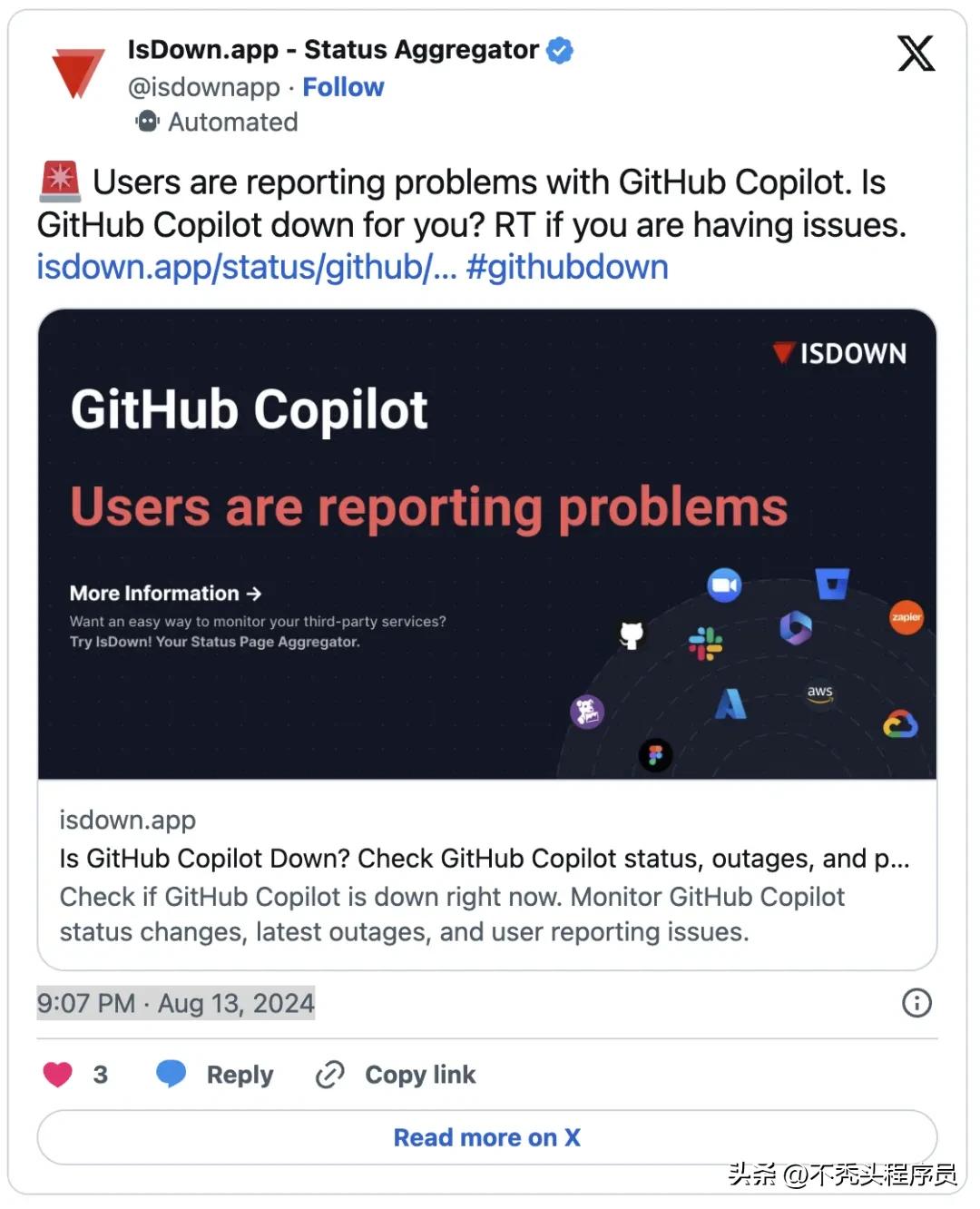 GitHub大规模宕机，Copilot功能失灵，真相竟是MySQL？