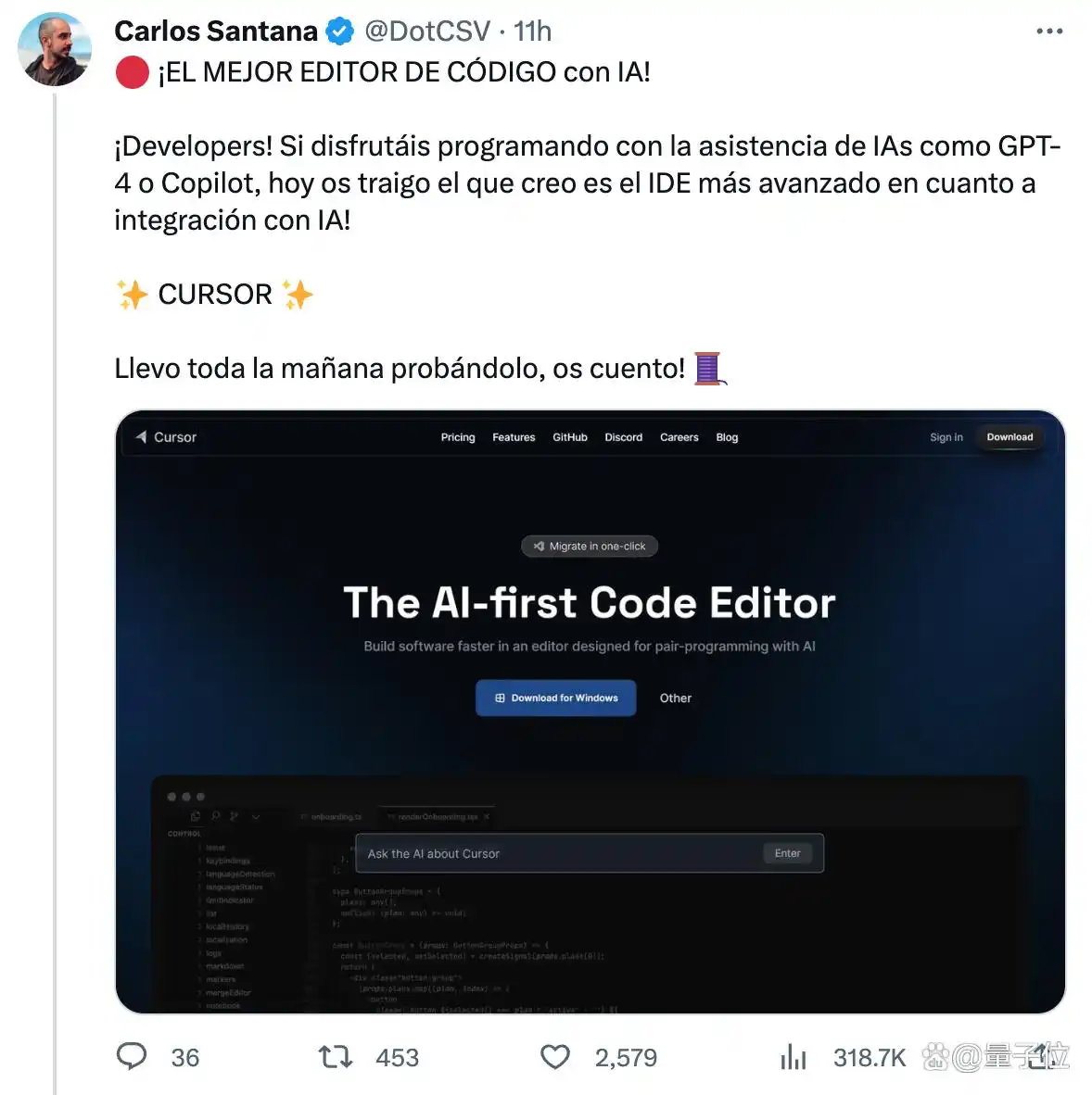 AI代码工具崛起,复杂编程瞬间变简单,网友:或许该告别VS Code了