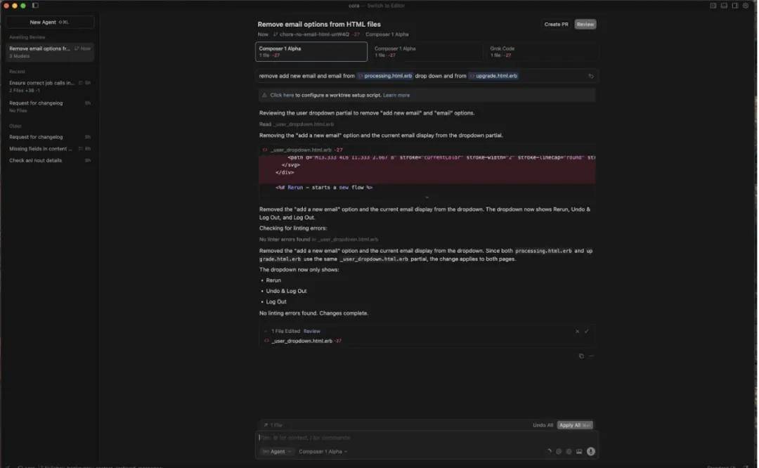 Cursor 2.0重磅发布,自研模型Composer引领新潮流!