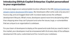GitHub即将发布Copilot Enterprise,明年2月强势来袭!