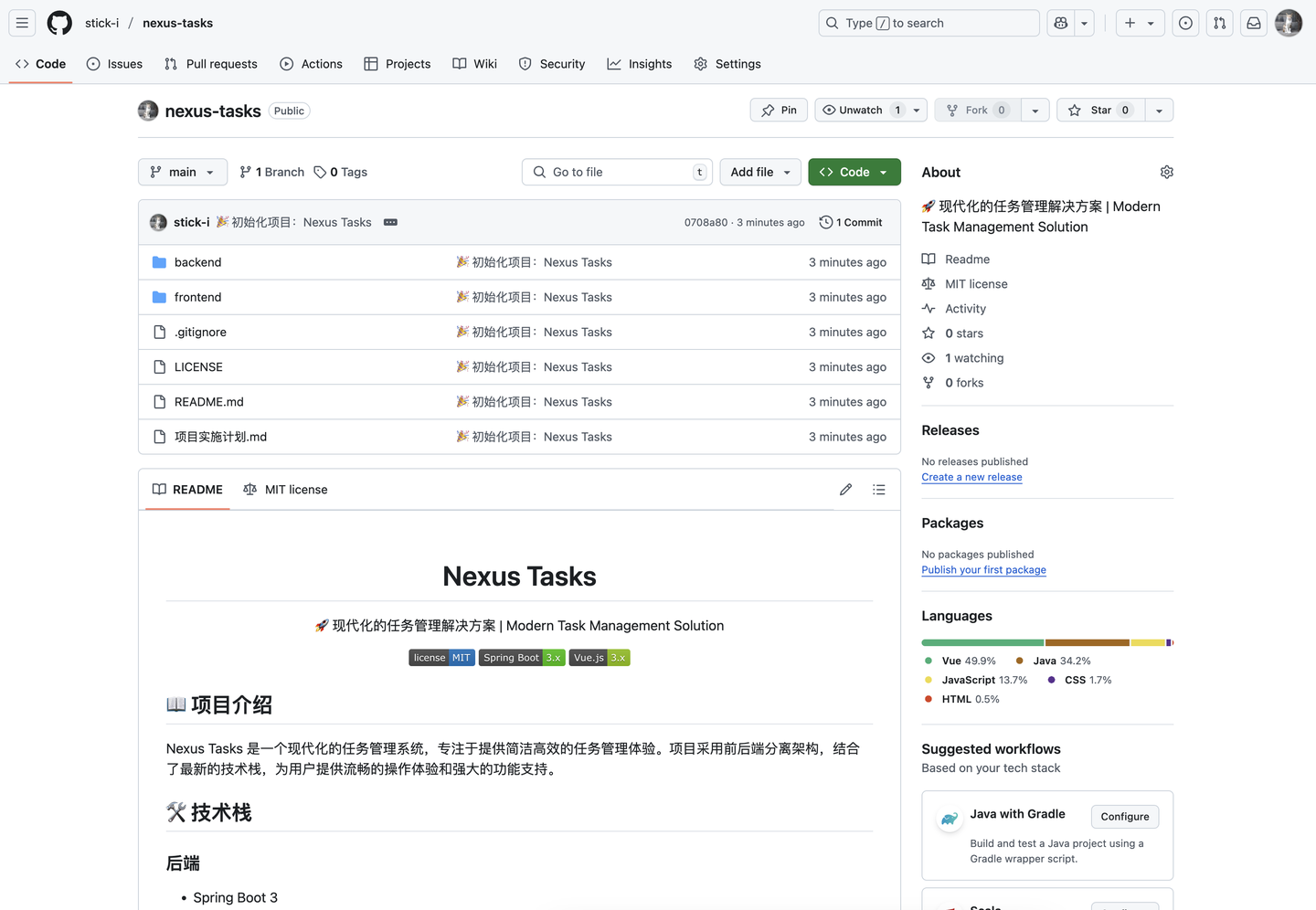 我：想要一个任务系统！Trae：前端、后端、文档统统搞定，还给你开源，真是太贴心了！