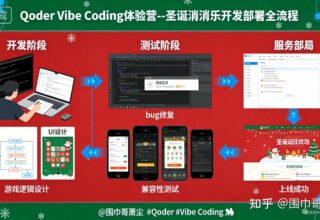 🎄用 Qoder 平台打造圣诞消消乐网页游戏，云端部署让你轻松上手！💻✨