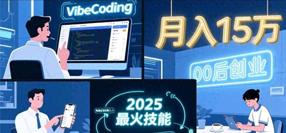 2025年普通人逆袭新风口:竟然不用写代码也能搞开发?