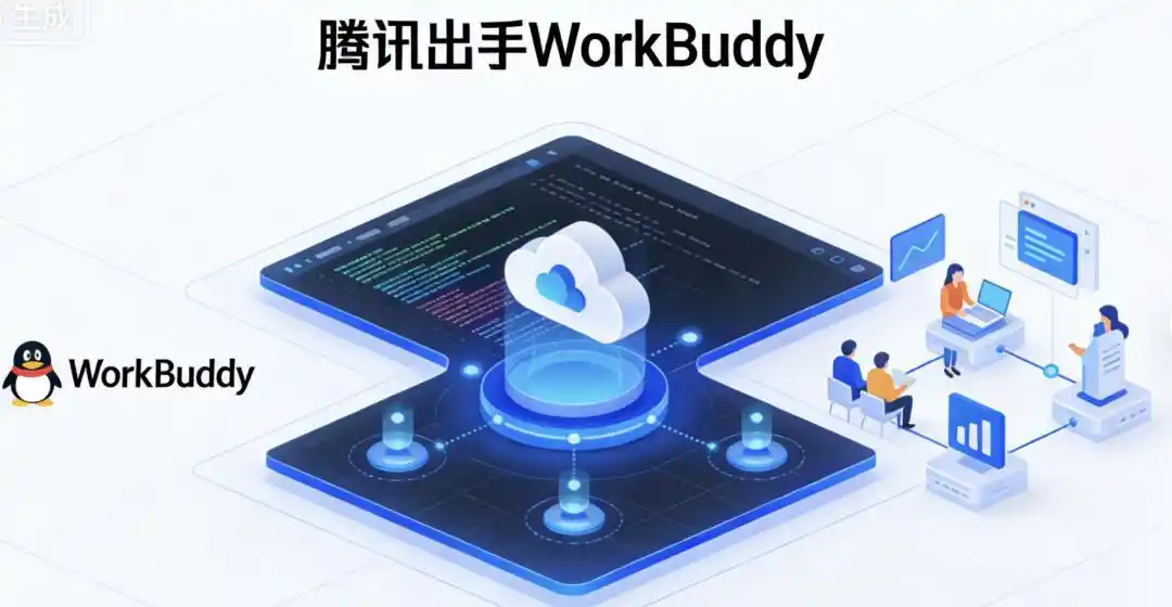 国产AI桌面大战：腾讯WorkBuddy竟然能把“同事”搬进你的电脑！