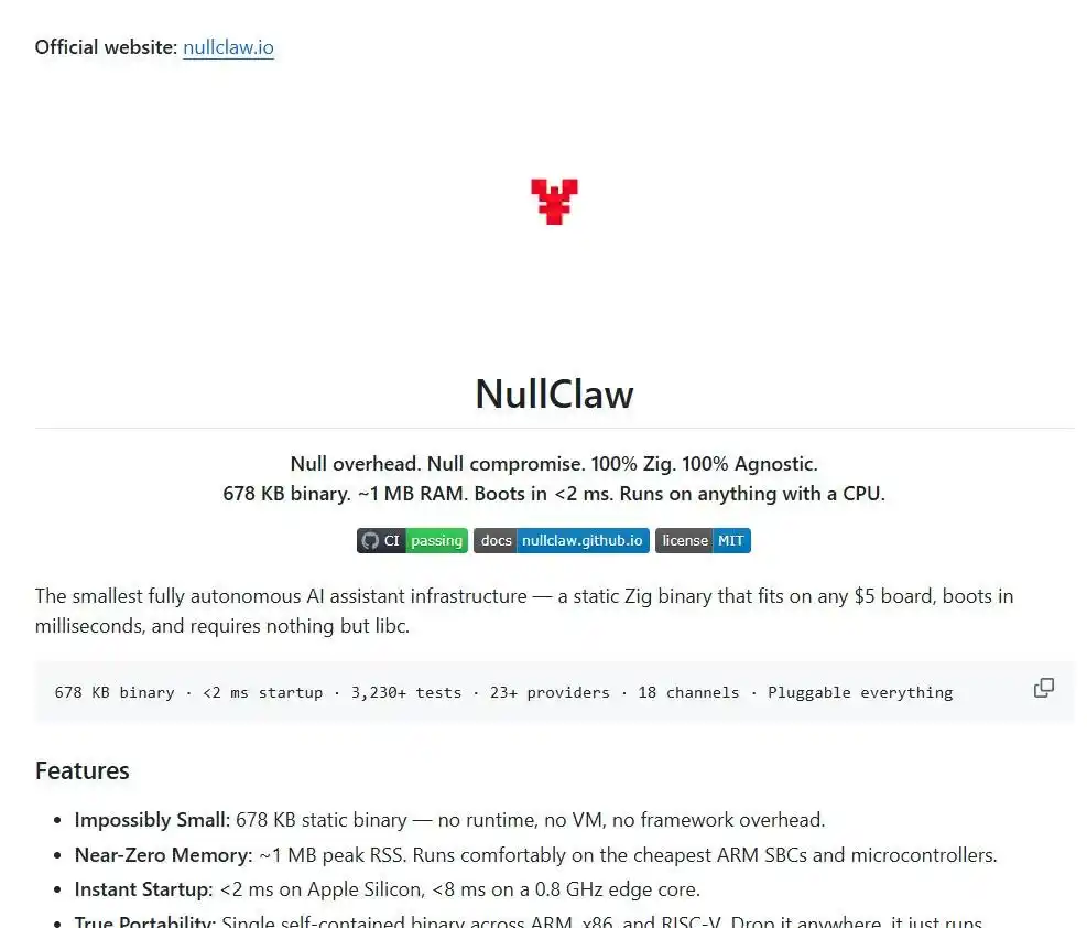 今天我发现了一个叫NulIClaw的项目，它可不是那种简单把语音传到云端的“遥控器”，而是把逻辑处理和语音识别全都在手表本地运行，真是太厉害了！