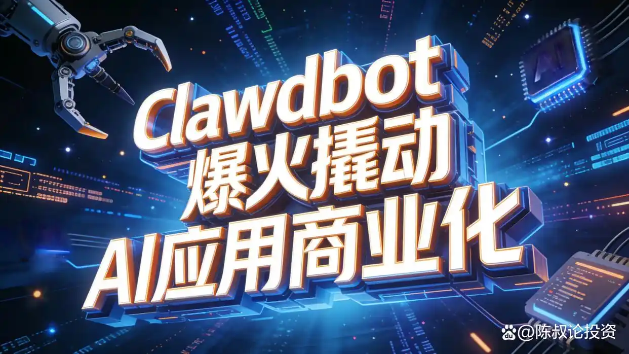 Clawdbot火爆来袭，撬动AI应用商业化新机遇！你绝对不能错过的产业链全景揭秘！