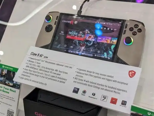 微星新掌机Claw 8 AI+来袭：首发下代酷睿Ultra 200V，真是让人期待！