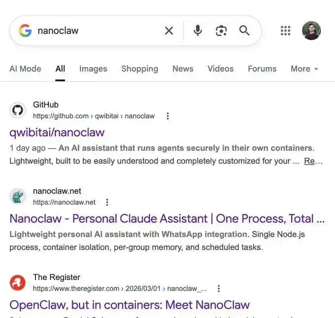 难以置信！假网站竟然排全网第二，真官网翻五页还找不到！NanoClaw创始人心碎：SEO大战，我快撑不住了！