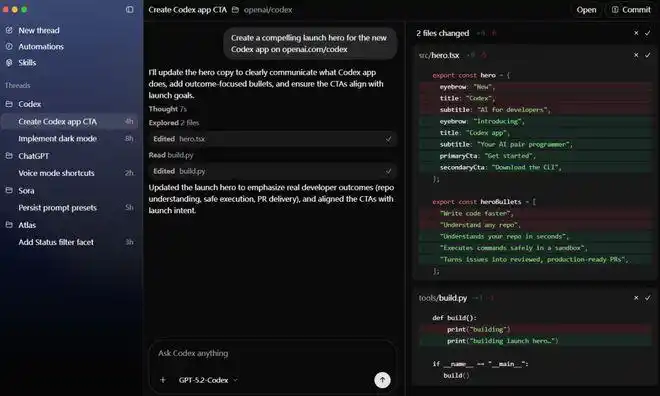 深夜惊喜！OpenAI Codex桌面版来袭，程序员们终于可以告别996，尽情指挥Agent军团！
