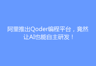 阿里推出Qoder编程平台，竟然让AI也能自主研发！